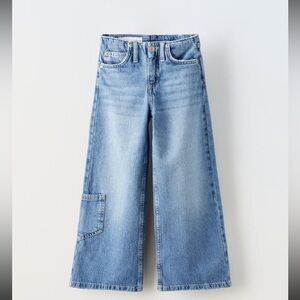 Zara kids WIDE LEG POCKET JEANS